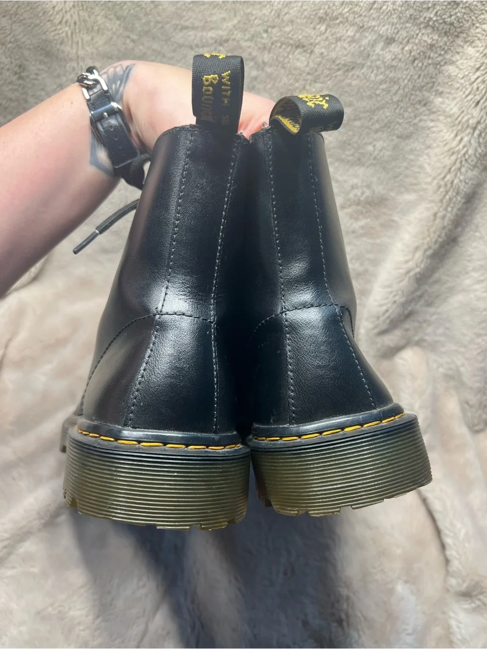 Dr. Martens Luana Combat Boots women’s size 10 - Picture 6 of 7